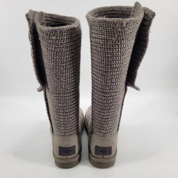 Ugg Classic Cardi Cozy Knit Button-Up Boots Size 7 - Picture 2 of 7